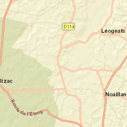 Noaillan Street Map