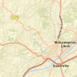 Monsempron-Libos Street Map