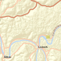Luzech Street Map