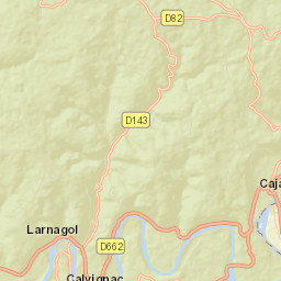 Cajarc Street Map