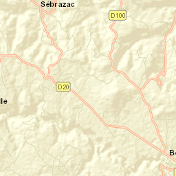 Bozouls Street Map