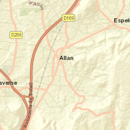 Allan Street Map