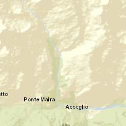 Acceglio Street Map
