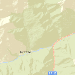 Prazzo Superiore Street Map