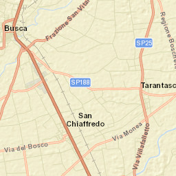 Tarantasca Street Map
