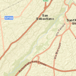Sant'Albano Stura Street Map