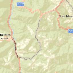 Castelletto Uzzone Street Map