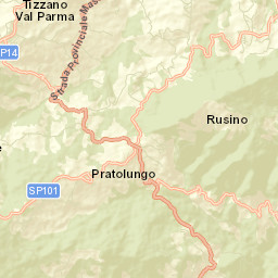 Tizzano Val Parma Street Map