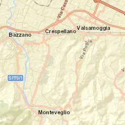 Crespellano Street Map