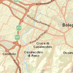 Casalecchio di Reno Street Map