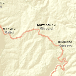 Kneževo Street Map