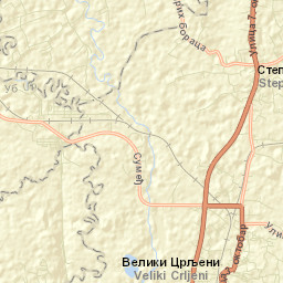 Stepojevac Street Map