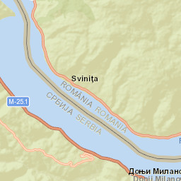 Sviniţa Street Map
