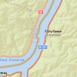 Donji Milanovac Street Map