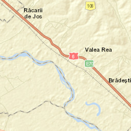 Brădeşti Street Map