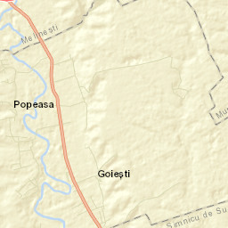 Comuna Goieşti Street Map