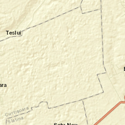 Teslui Street Map
