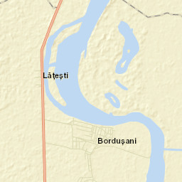 Borduşani Street Map