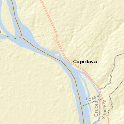 Comuna Topalu Street Map