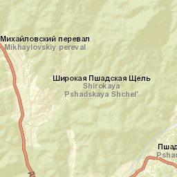 Pshada Street Map