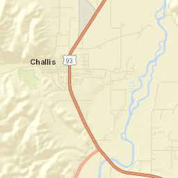 Challis Street Map