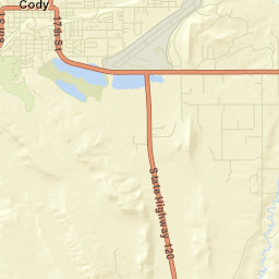 Cody Street Map