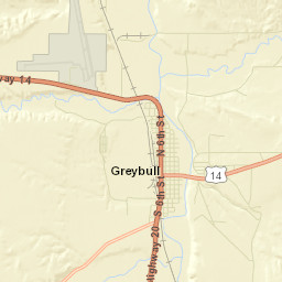 Greybull Street Map