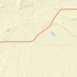 Big Horn County Street Map
