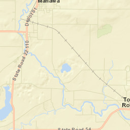 Manawa Street Map