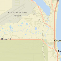 Au Sable Street Map