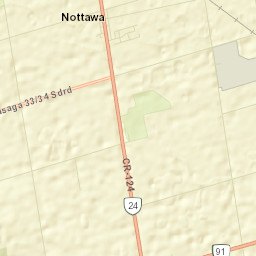 County Road 124, Nottawa, ON L0M 1P0, Canada Street Map