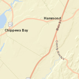 Hammond New York Street Map