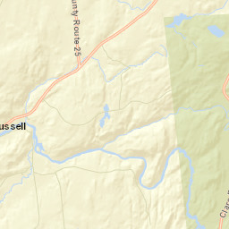 Palmerville New York Street Map