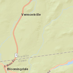 Vermontville New York Street Map