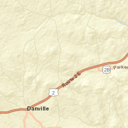 Caledonia County Street Map