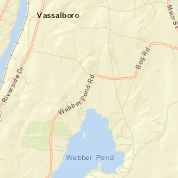 Vassalboro Street Map
