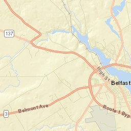 Belfast Street Map