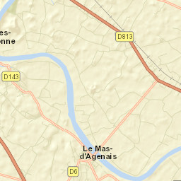 Le Mas-d’Agenais Street Map