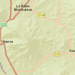 Serres Street Map