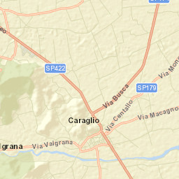 Caraglio Street Map