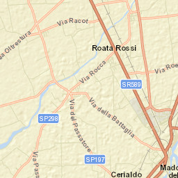 Roata Rossi Street Map