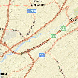 Castelletto Stura Street Map