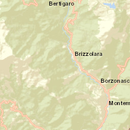 Borzonasca Street Map