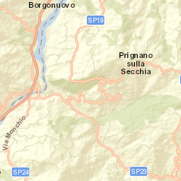 Prignano sulla Secchia Street Map