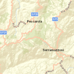 Serramazzoni Street Map
