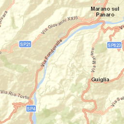 Marano sul Panaro Street Map