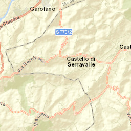 Castelletto Street Map