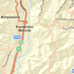 Borgonuovo Street Map