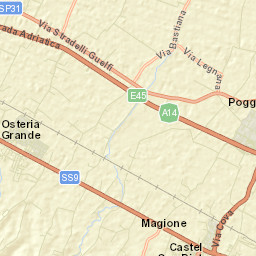 Osteria Grande Street Map