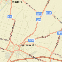 Bagnacavallo Street Map